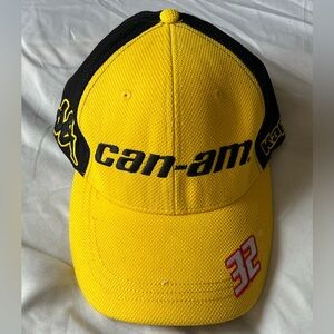 Kappa Yellow and Black Can-Am Embroidered Baseball Cap